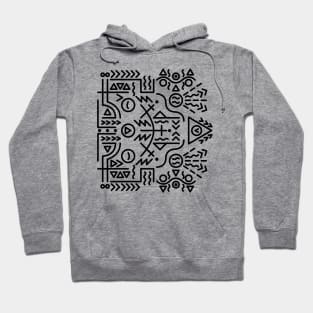 Abstract Lines and Shapes 1 Hoodie